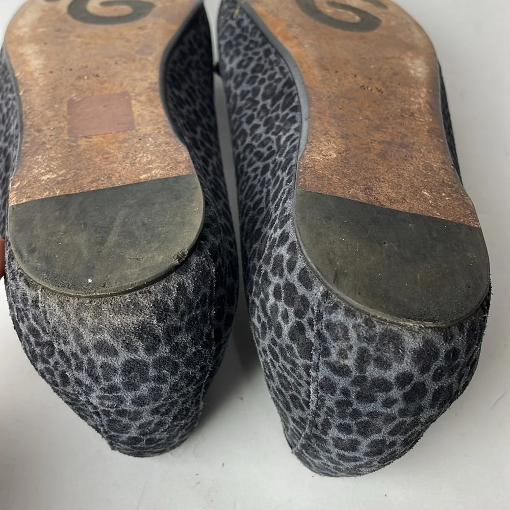 M Gemi Danza Black Leopard Flats